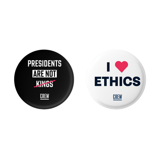 Presidents Are Not Kings Button Pack